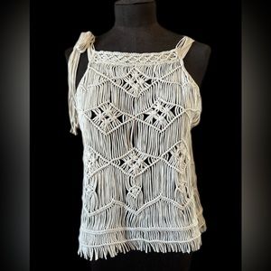 DENIM & SUPPLY RALPH LAUREN. Crochet tank